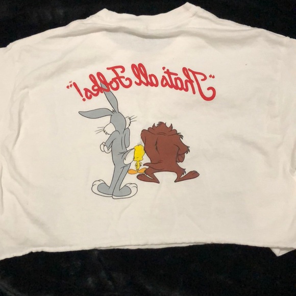 Looney Tunes long sleeve crop top - Picture 2 of 2